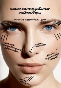 kak-nanosit-hajlajter-na-lico